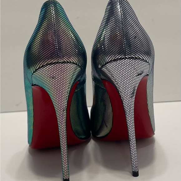 Christian Louboutin Tissu Scarabe So Kate 120 Pumps Size 361/2 - Picture 7 of 14